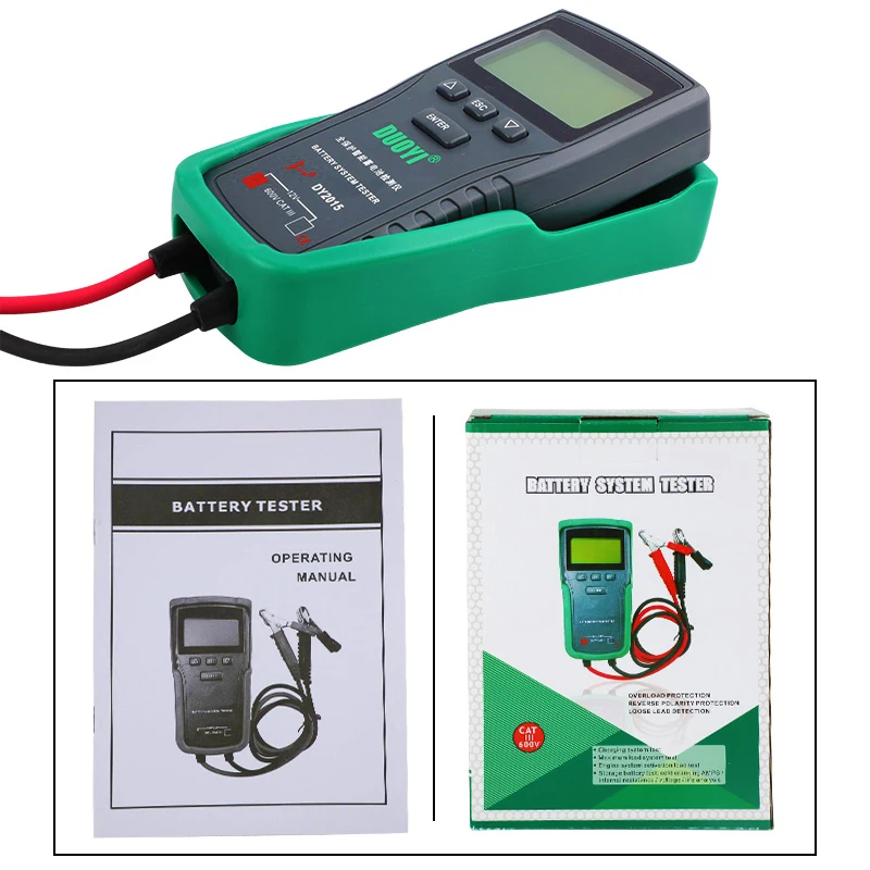 DUOYI DY2015 12V Car Battery T - Battery Load Tester ulasan dan harga