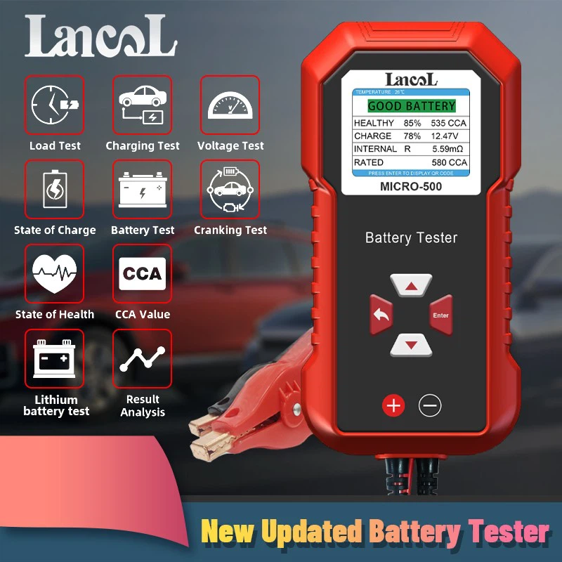 Lancol Micro 500 12V 24V Car B - Battery Load Tester ulasan dan harga